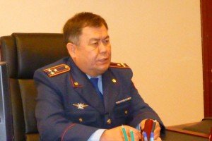 Начальник УДП ДВД ЮКО полковник Артыкбек Жаппаров