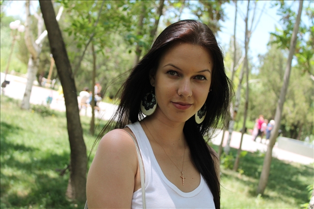 Алла Попкова "Miss fotomodel Shymkent 2010" всегда активно принимает участие в подобных акциях