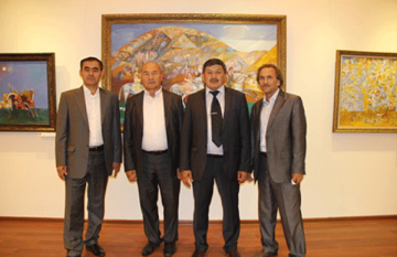 Выставка четырех художников из Шымкента