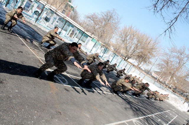 Армейскую службу в Шымкенте можно пройти за 40 дней
