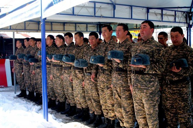 Армейскую службу в Шымкенте можно пройти за 40 дней