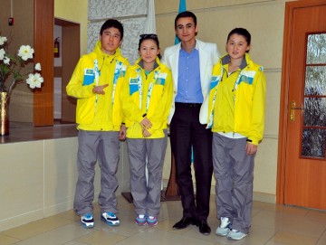 Участники сочинской Олимпиады побывали в гостях ТК "Отырар TV"
