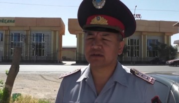 Командир специального взвода миграционной полиции ЮКО Абдразак Досанов