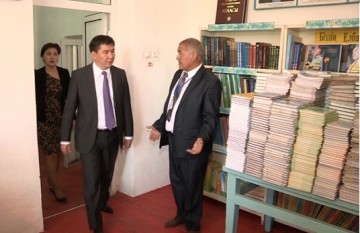 Министр образования посетил аварийную школу в Сайраме