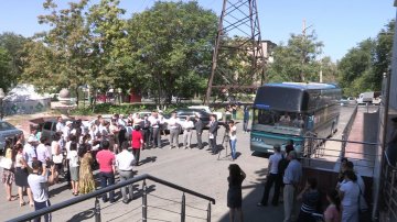 В Шымкент приехал автобус "Инновационный форсаж"