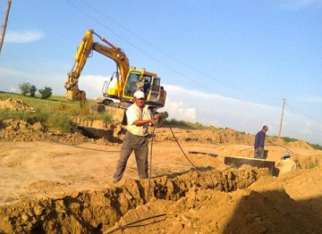 Начато строительство водопровода в селах Сайрам, Исфиджаб, Кызылсу и Бадам