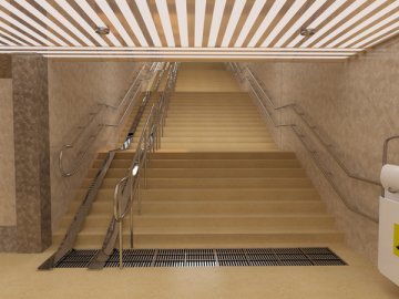 Стоимость комфортабельного пешеходного подземного перехода между торговым центром «Эмиль» и рынком «Комеш булак»