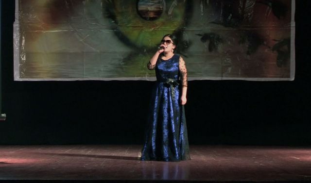 В областной филармонии имени Шамши Калдаякова прошел творческий вечер Айнур Смандияр.