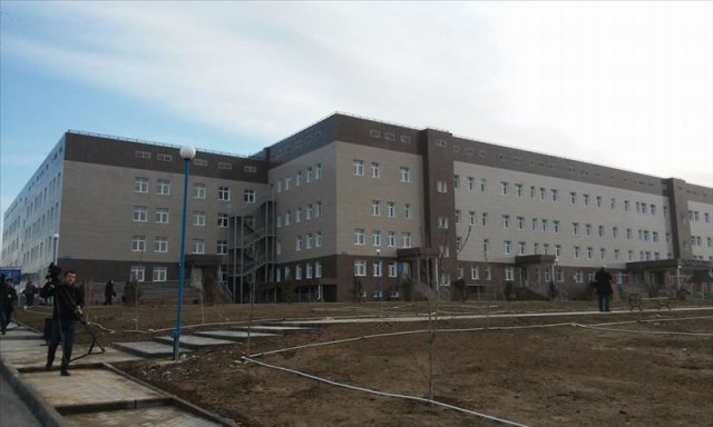 Новая детская больница в микрорайоне "Асар"