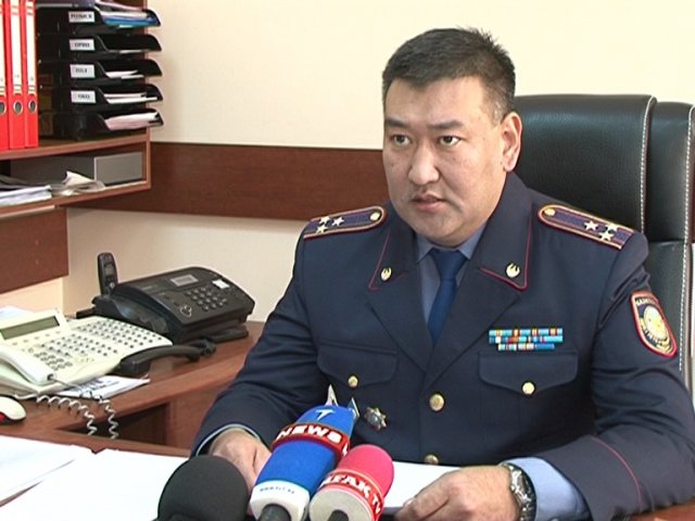 Начальник управления криминальной полиции Кенжебек Ондасынов