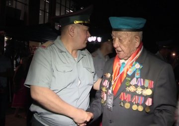 В Шымкенте встречают ветеранов