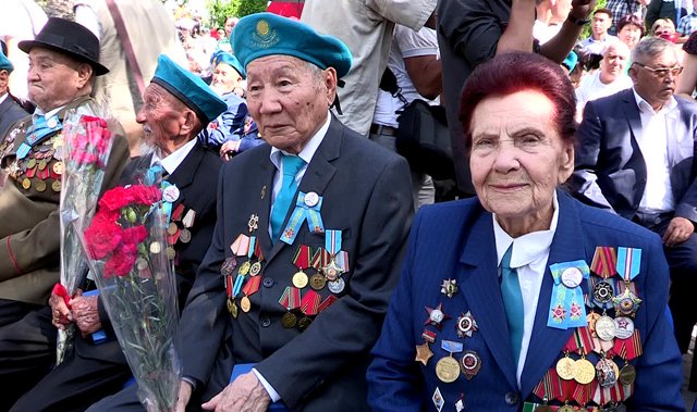 В Шымкенте начали отмечать 70-летие Победы в Великой Отечественной войне