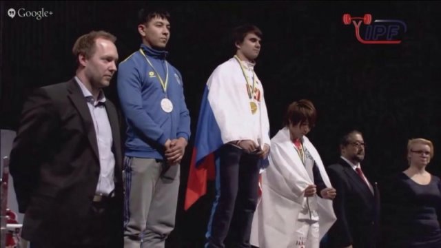Воспитанник КГУ ЮКО СДЮСШОР занял 2 место на Чемпионате Мира по жиму лежа