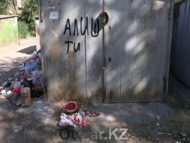 Шымкентцы сами превращают город в помойку