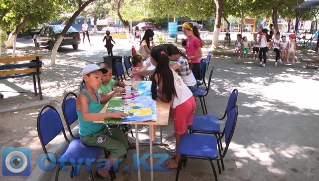 В Шымкенте дети посещают дворовые клубы