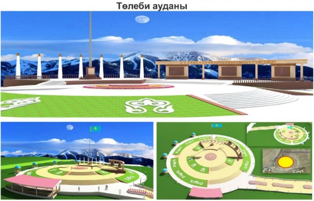 Новые эскизные проекты благоустройства ЮКО представили в Шымкенте