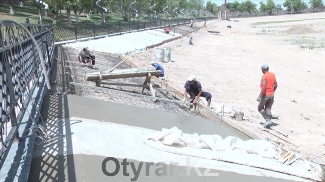 Еще одно место отдыха в Шымкенте строители планируют сдать раньше срока