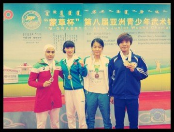 Две "бронзы" привезли с чемпионата Азии по ушу южноказахстанские спортсменки