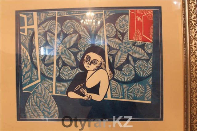 В Шымкенте открылась выставка известного художника-графиста