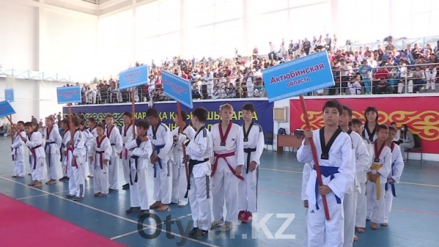 Чемпионат Казахстана по таеквондо среди спортивных школ проходит в Шымкенте