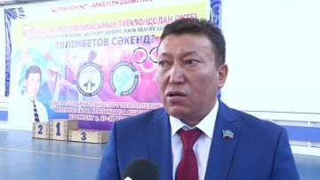 Чемпионат Казахстана по таеквондо среди спортивных школ проходит в Шымкенте