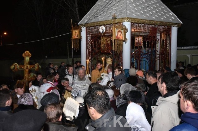 Шымкентская епархия изменила время праздничной службы на Крещение