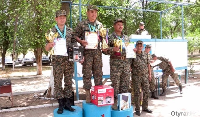 Военнослужащие из Кызыл-Орды стали самыми метким стрелками