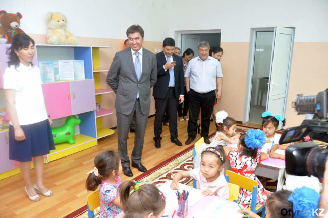 Открытие детского сада № 62 «Ботакан» с участием акима Шымкента Габидуллы Абдрахимова