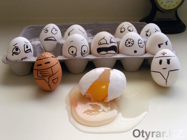 Веселые яйца. Композиция