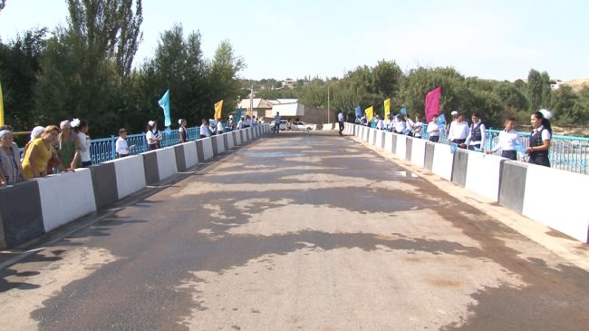 Новый мост в Казгуртском районе