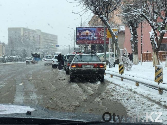 Снежная зима с морозами в Шымкенте продлится пару дней