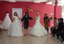 Выставка-продажа свадебных платьев шымкентского дизайнера