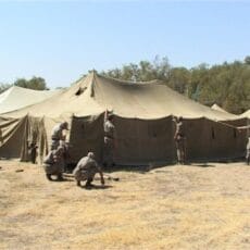 В Шымкенте расположился военный полк из Караганды