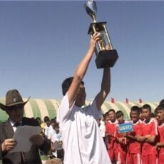 Команды-чемпионы футбольного турнира, посвященного памяти М. Оразалиева