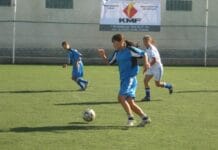 На футбольное поле Шымкента вышли школьницы (видео)