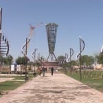 Первый в Шымкенте «поющий» фонтан установлен в парке «Независимости»