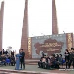 Впервые в Шымкенте призывников провожают в армию с аллеи Независимости