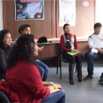 молодым людям так же раздали и конспекты на тему ВИЧ