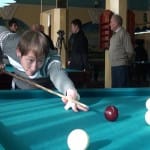 Журналисты Шымкента и работники компании PetroKazakhstan встретились за бильярдным столом