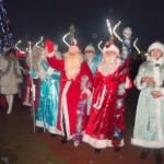 В Шымкенте зажгли главную елку города