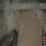 Пожар на улице Толе би. Предпринимателям нанесен большой ущерб Огнем были охвачены пять помещений