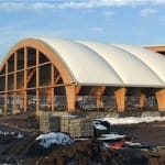 Обещанный теннисный корт и крытый бассейн в Шымкенте строят уже третий год "Скелет" теннисного центра