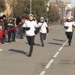 Студенты Шымкента в новогодние праздники пробежали марафон Подобные новогодние мини-марафоны в этот день прошли во всех областных центрах Казахстана