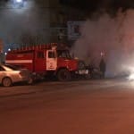 Теплотрассу прорвало в Шымкенте на пересечении проспекта Тауке хана и улицы Байтурсынова 22 февраля Шымкент. Проспект Тауке хана - улица Байтурсынова, порыв теплотрассы