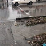 Водители возмущены дорогой на улице Рыскулова