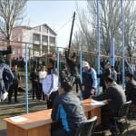 В Шымкенте набирали сержантов в полк патрульной полиции