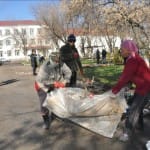 66 тысяч человек в минувшую субботу вычищали улицы Шымкента