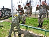 тренировка приземление