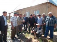 жители мкр Нуртас ждали воду около 5 лет