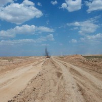 Начало строительства дороги